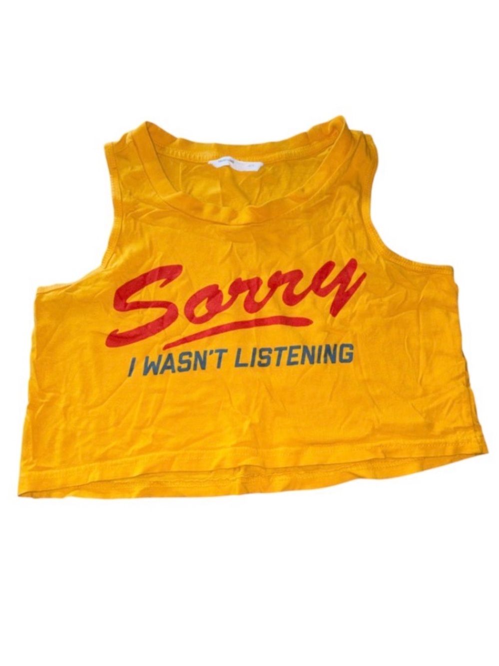 5/25$ ✨ ‘’Sorry I Wasn’t Listening’’ Graphic Tank Top
